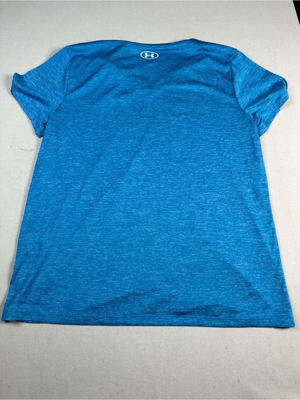 Under Armour Blue Heather V-Neck Performance Tee women’s large - Picture 4 of 4